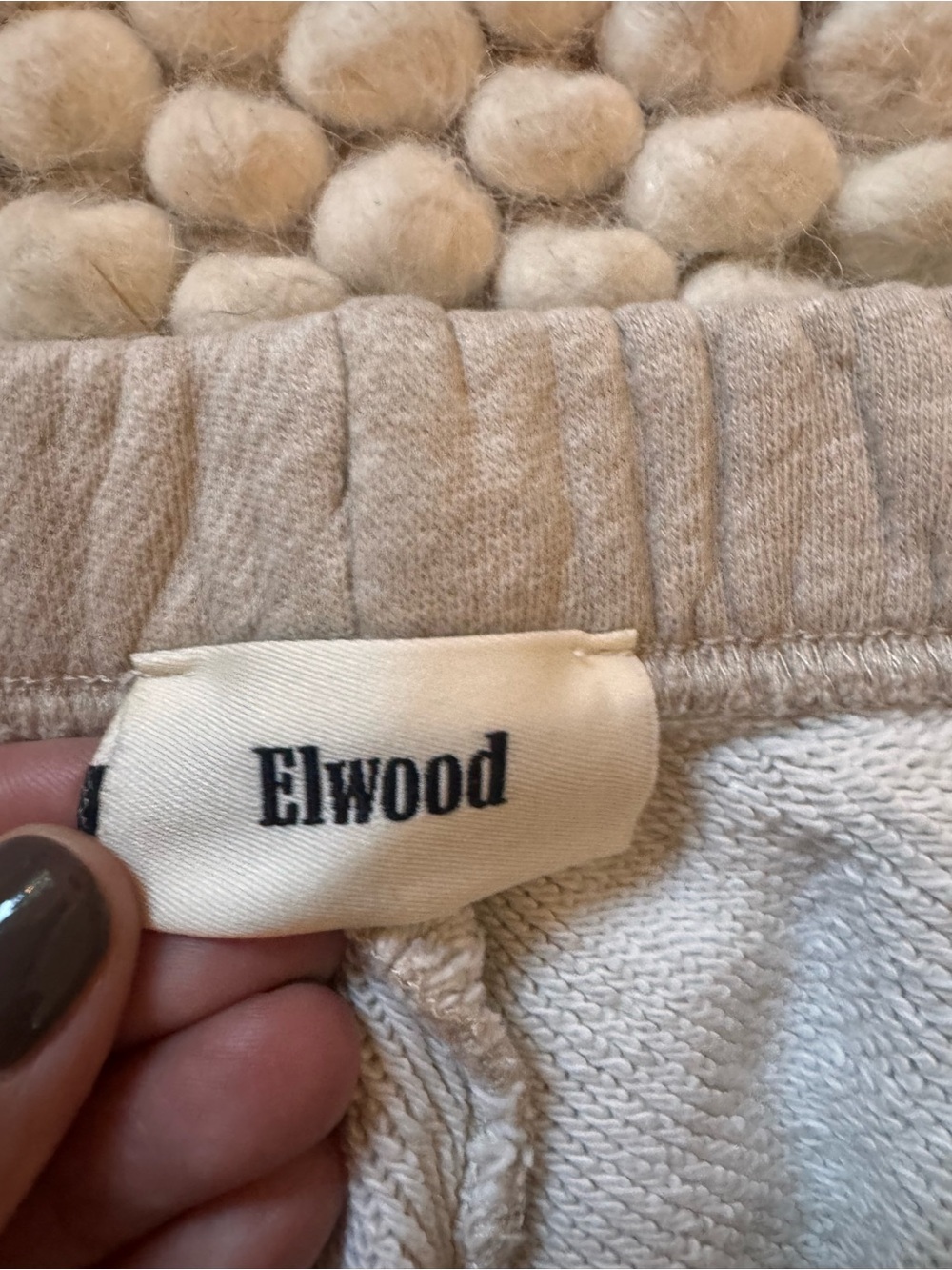 Elwood Men's Cream Jogger Sweatpants - Cozy Casual Fit